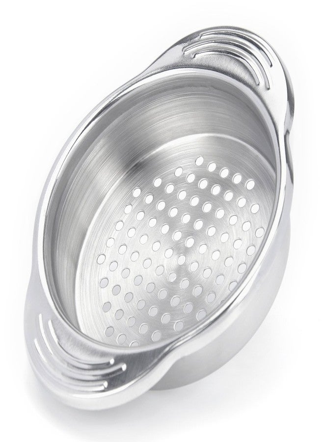 WishDirect Tuna Strainer Press, Tuna Can Strainer Food-Grade Stainless Steel Canning Colander for Regular-Size and Wide-Necked Tunas 1-Pack - Image 1