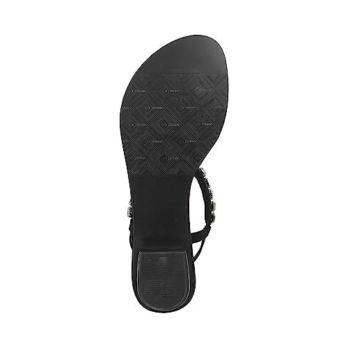 Metro Women Black Flat Fashion Sandal UK/7 EU/40 (35-323) - Image 5