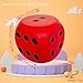 funnysquee 59 Inches Jumbo Foam Dice A FunFilled Educational Giant Toy for Game Nights and Learning SessionsLucky Red - Image 4
