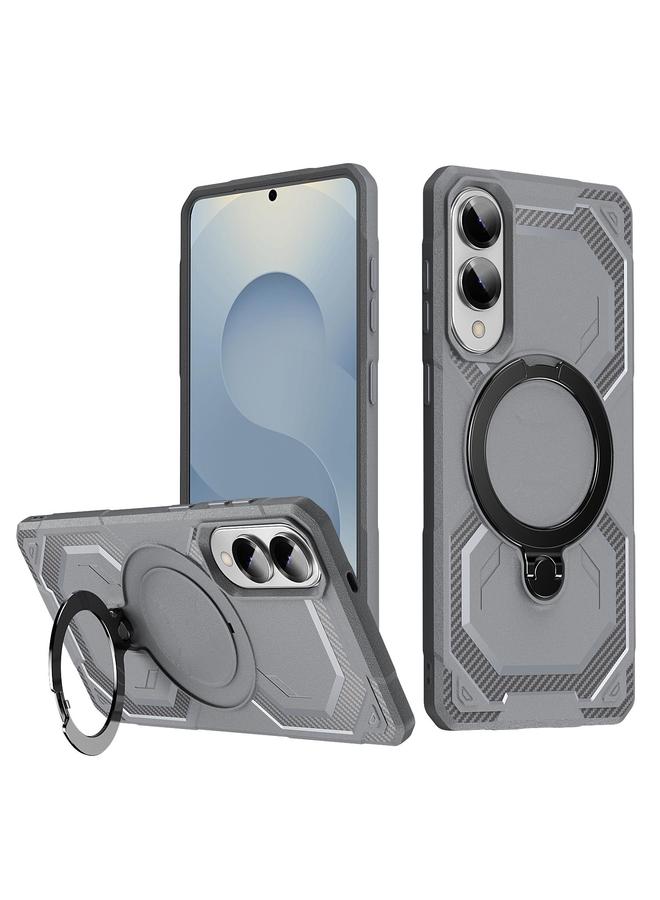 S-TOP Case For Samsung Galaxy S25 Edge 5G Frosted MagSafe Holder Phone Case