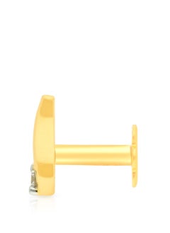 Malabar Gold and Diamonds دبوس أنف مرصع بماس أصفر نقي 18 قيراطًا 750 درجة MNGNNP0285YVVSVS-G للنساء  - Image 3