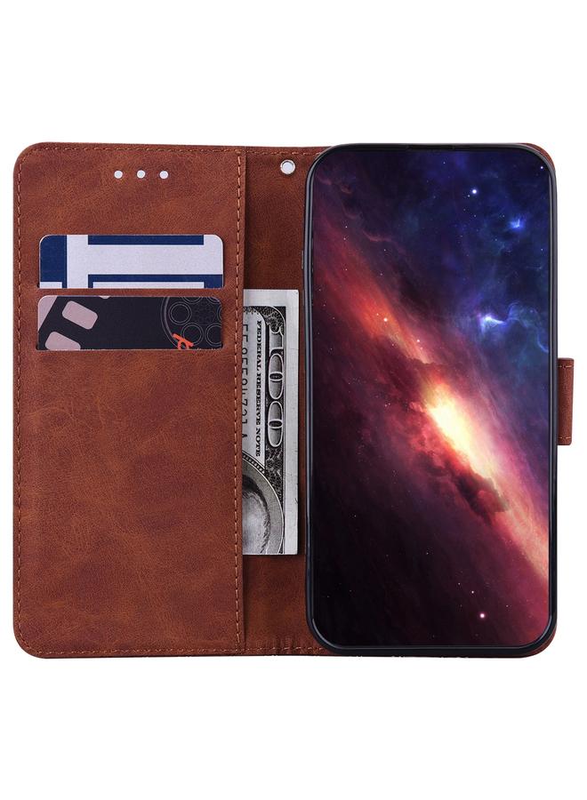S-TOP Case For OnePlus Nord 2 5G Geometric Embossed Leather Phone Case - Image 4