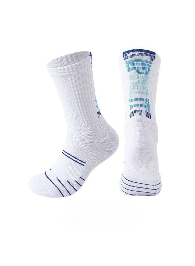 KUYING Fashion Anti Slip Breathable Sports Socks Three Piece Set