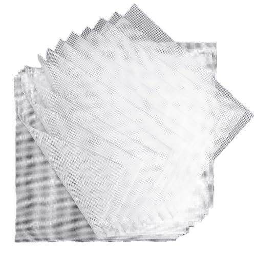 DOSTK 12 PCS Silicone Dehydrator Sheets, Premium Non Stick Silicone Mesh for Fruit Dehydrator, Tray Liner Reusable (14 x 14 in) - Image 1