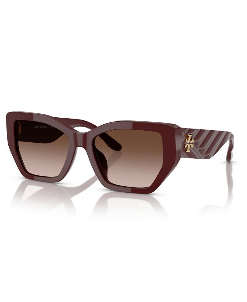 Burch TB TY7187U Cycling Sunglasses Miller Rectangle Sunglasses Women's Retro Sunglasses Brown - Image 2