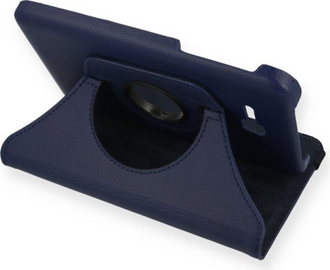Samsung Galaxy T110 / T113 Tab 3 Lite 7 Case 360 ​​Tablet Swivel Case - Navy Blue