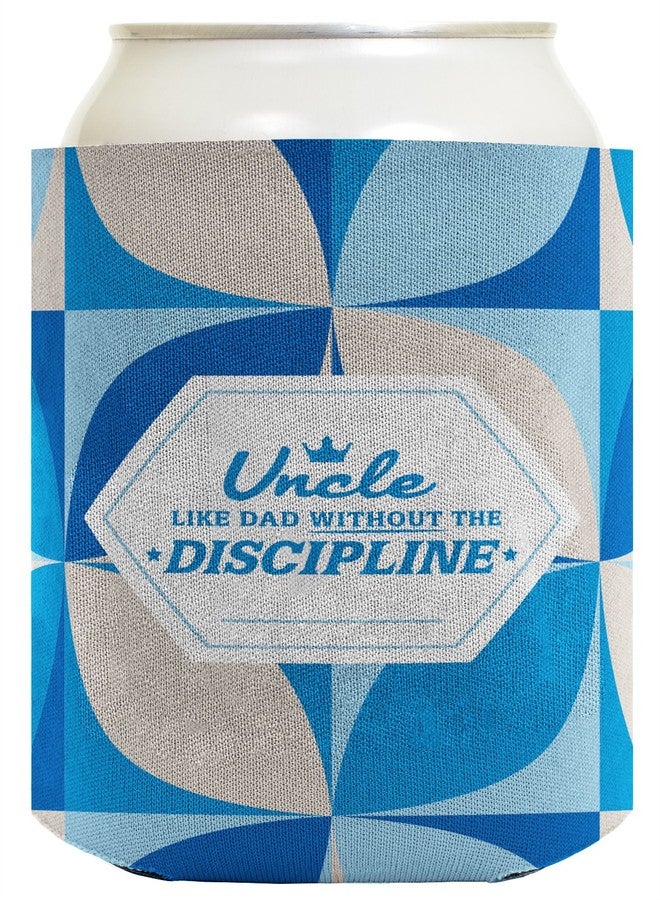 ذيس وير هدايا للعم والعمة مثل الأم والأب بدون تأديب: عبوة من قطعتين من حافظات المشروبات (كوليز) باللونين الوردي والأزرق - Image 2