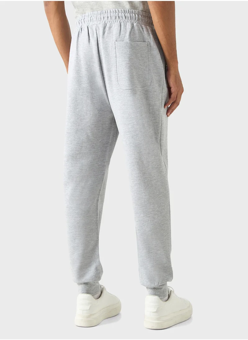 ستارتر Starter Logo Print Slim Fit Flexi Waist Joggers wi