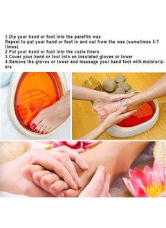 Ant 200-Piece Clear Plastic Disposable Foot Covers for Foot Pedicure Hot Spa Wax Treatment  - Image 4