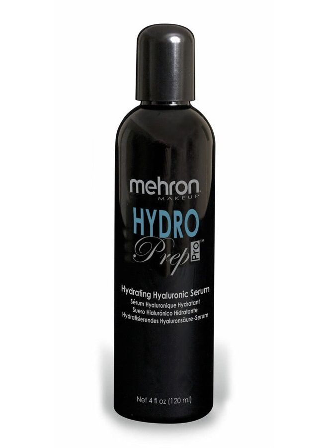 mehron سيروم هايدرو بريب برو المرطب بحمض الهيالورونيك | سيروم وجه مرطب ومغذي بحمض الهيالورونيك | برايمر مكياج جل 4 أونصة سائلة (120 مل)