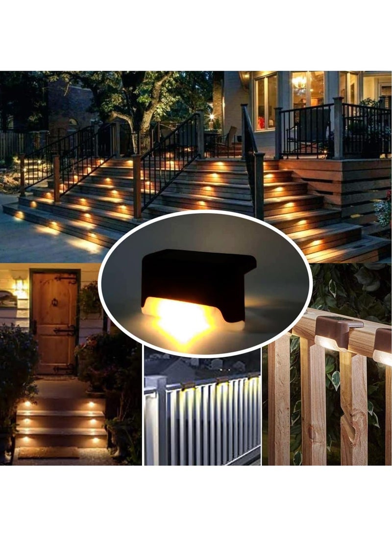 Solar Deck Lights Outdoor 8 Pack Solar Step Lights Waterproof Led Solar lights for Outdoor Stairs Step Fence Yard Patio and Pathway Warm White - pzsku/ZF7E37B5A0F607A952125Z/45/_/1712986960/f13e2c06-bb1d-4004-a9a6-5c92a8e54d31