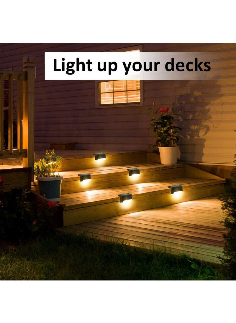 Solar Deck Lights Outdoor 8 Pack Solar Step Lights Waterproof Led Solar lights for Outdoor Stairs Step Fence Yard Patio and Pathway Warm White - pzsku/ZF7E37B5A0F607A952125Z/45/_/1712986961/6cb87546-62b5-42f2-9d28-84a3aa33e30d