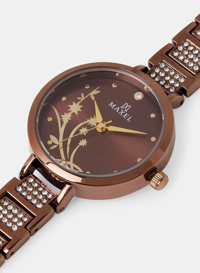 Maxel ساعة يد أنالوج ريترو MX365 - 28 مم - Image 2