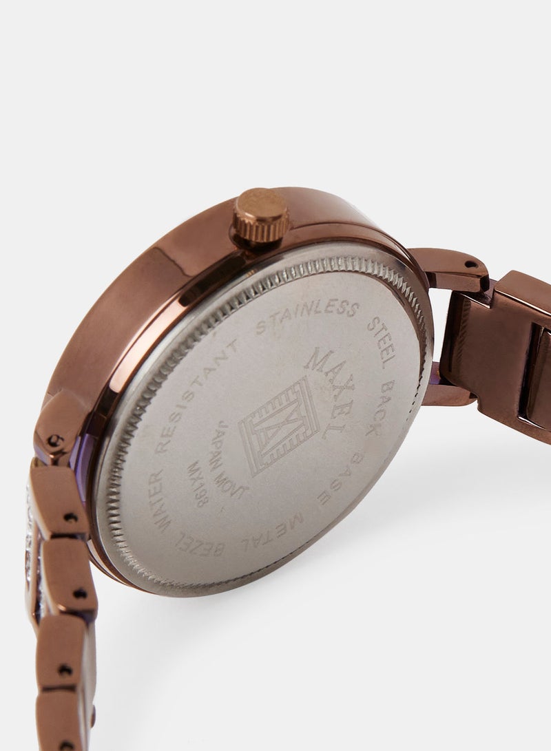 Maxel ساعة يد أنالوج ريترو MX365 - 28 مم - Image 4