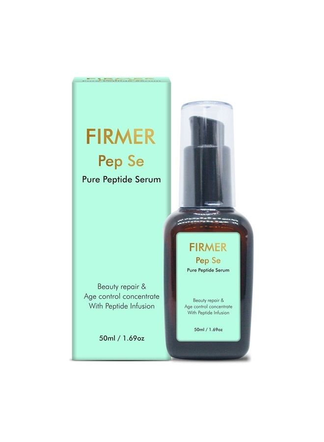 FIRMER Firmer Pure Peptide Serum Boosts Collagen Elastin, Reduces Fine Lines & Wrinkles, Youthful Appearance Skin Tightening, Firming, Hydrating & UV Repair Face & Neck serum for Men & Women-50 ML 