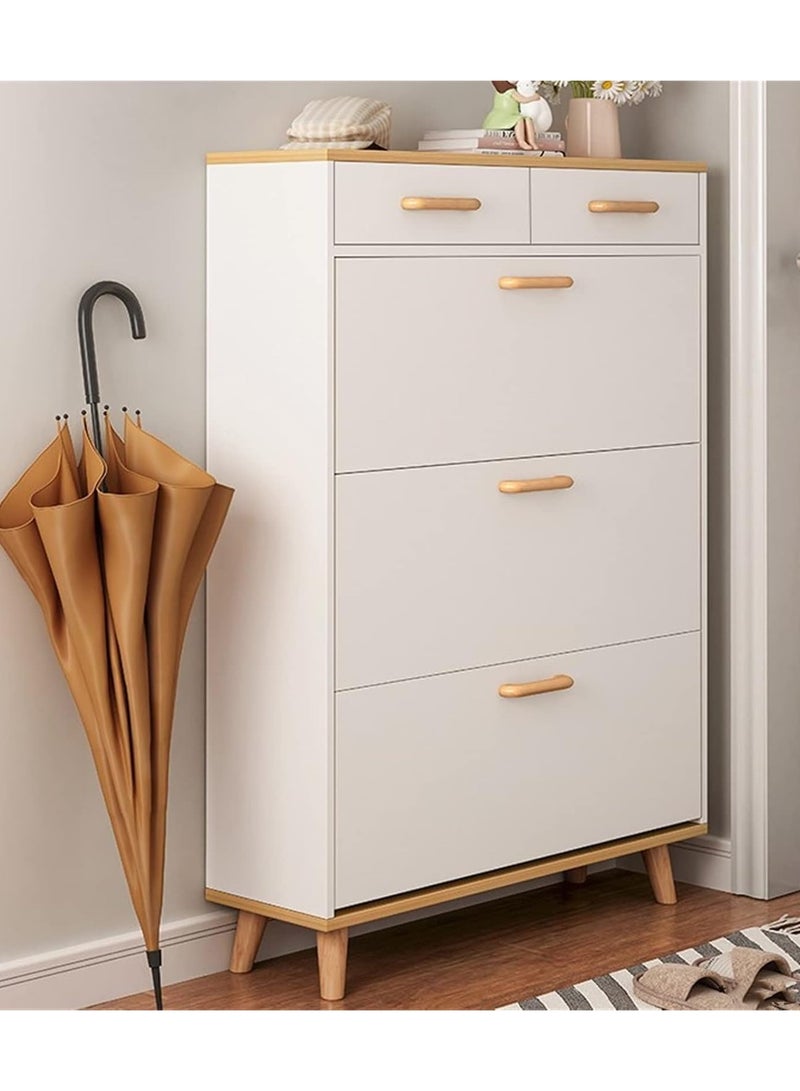 DubaiGallery خزانة أحذية، قفل باب منزلي، خزانة مدخل، باب دخول، رف أحذية بسيط متعدد الطبقات، خزانة مدخل شقة صغيرة - Image 1