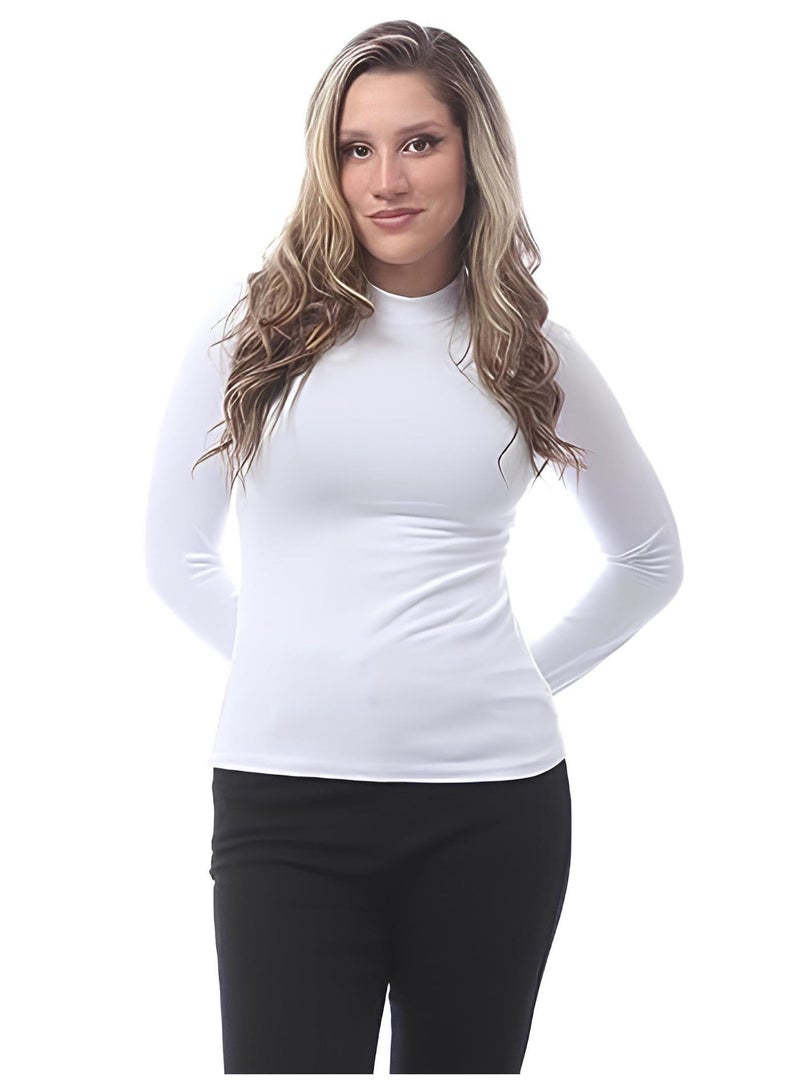 Women's Lolita High  Neck Bodysuit - Soft and stretchy Lycra fabric for undergarment - Image 4