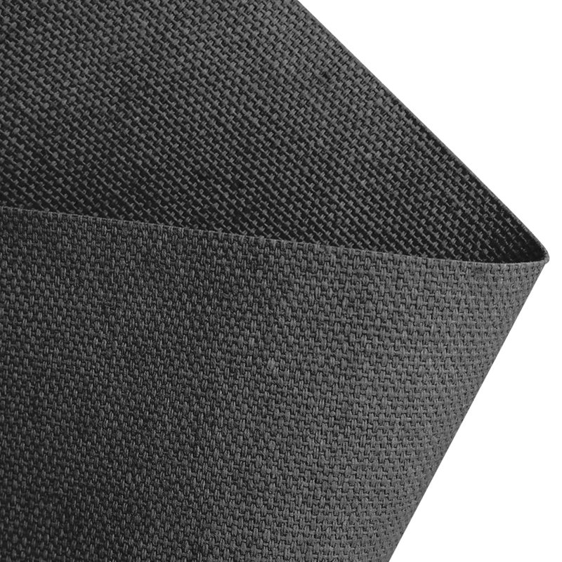 M Mute Touch 10oz Heavy Duty Cotton Canvas Fabric 60" x 40", Thick Cotton Duck Cloth for Painting, Sewing, Crafts, Tote Bags, Embroidery, Home Decor, Drop Cloth (Black) - Image 2