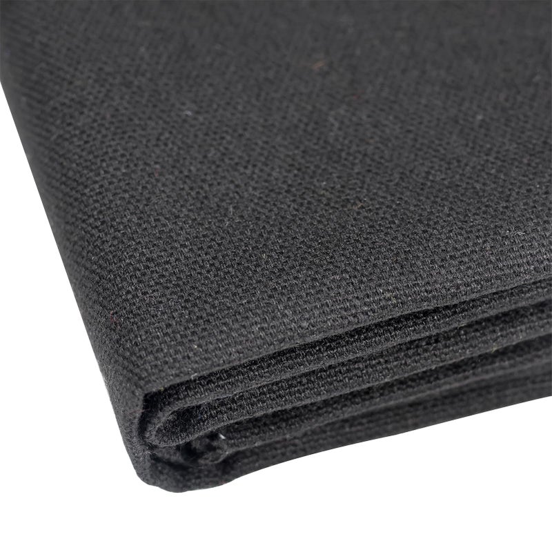 M Mute Touch 10oz Heavy Duty Cotton Canvas Fabric 60" x 40", Thick Cotton Duck Cloth for Painting, Sewing, Crafts, Tote Bags, Embroidery, Home Decor, Drop Cloth (Black) - Image 1