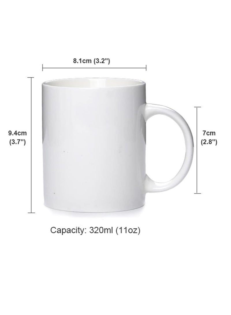 RYN® PRINTED DESIGN 1pc, Ceramic Coffee Mug Gift For Brother, Funny Tea Cup, Summer Winter Drinkware, Christmas/Halloween/Thanksgiving Birthday Gift Friend Gift, Holiday Gift, Birthday Gift, Party Gift, Suitable For Camping, Picnic And Travel, 11oz - Image 2