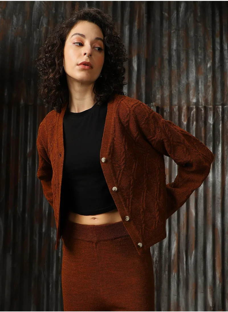 هاي ستار Women Brown Co-ord