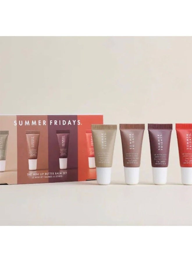 SUMMER FRIDAYS مجموعة أحمر شفاه صيفية صغيرة محدودة 5 جرام * 4 قطع - Image 4