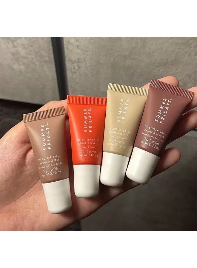 SUMMER FRIDAYS مجموعة أحمر شفاه صيفية صغيرة محدودة 5 جرام * 4 قطع - Image 3
