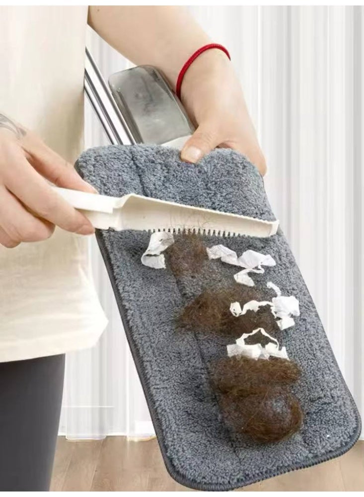 2-in-1 Spray Mop and Manual Carpet Sweeper with 360 Degree Rotating Head for Floor Cleaning and Polishing with Extra Microfiber Refill and Carpet Sweeping b - Image 4