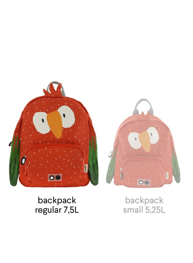 Trixie Kids Backpack Regular - 12 Inch/30.5 cm - Mr. Parrot - Image 1