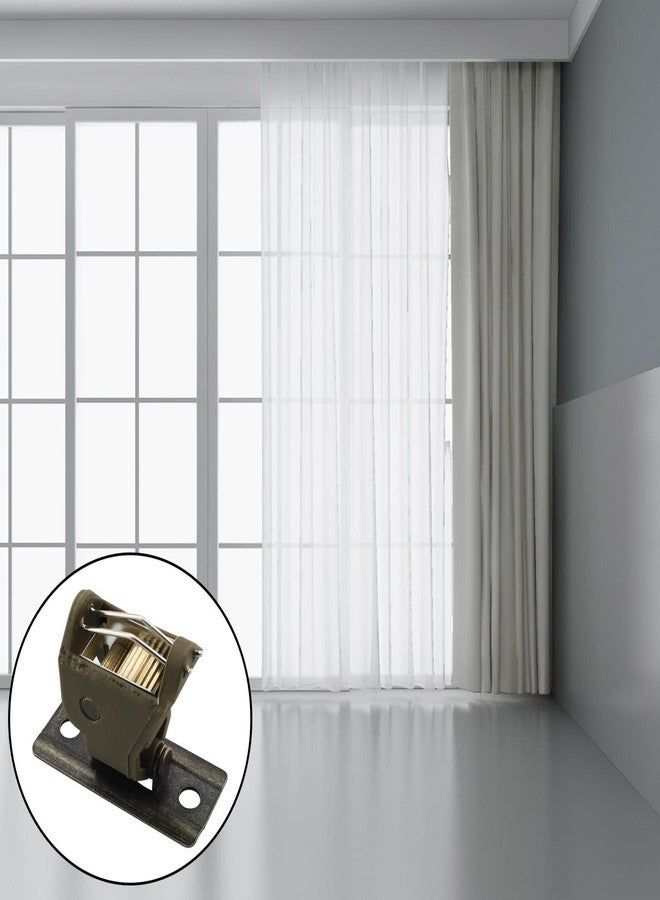 WHYHKJ 1SET Roman Shades, Window Treatment Hardware, Bamboo Roller Blind Accessory Lifter, Cord Idler Pulley Swivel Bracket for Woven Wood Shades and Bamboo Blinds (1 Lock, 2 Pulleys, 2 Mounts) - Image 4