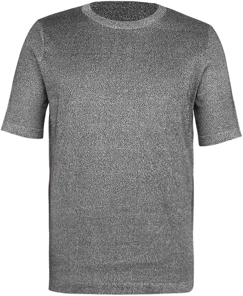 woobles Cut Resistant Clothing Clothes Stab Proof T shirt Safety Protection Round Neck Top Level 5 Protective T shirt for Workers - Image 1