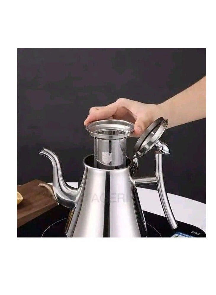 Stove top stainless steel kettle 1.5L with filter - Image 2