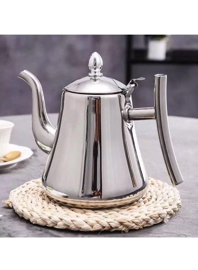 Stove top stainless steel kettle 1.5L with filter - Image 1