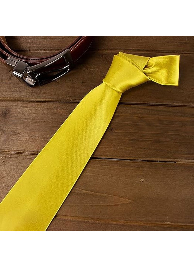 Trenderrs Men's Satin Tie and Handkerchief Set Men's Tie  - Image 1