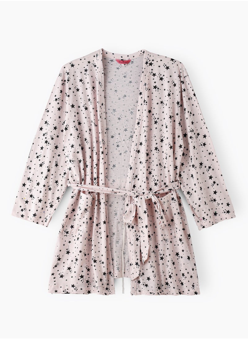 Lacy Dreams COTTON SLUB JERSEY ROBE  - Image 1