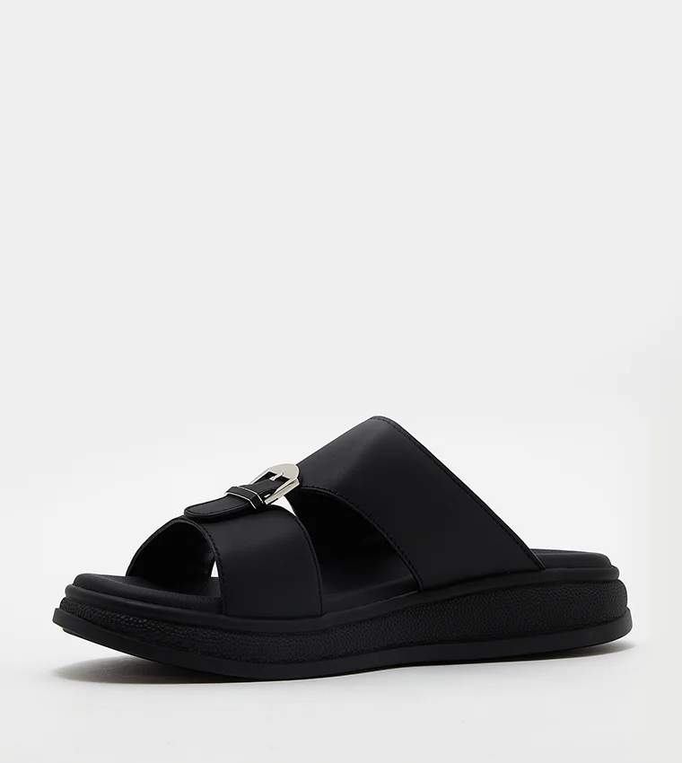 الدو Textured Open-Toe Arabic Sandals