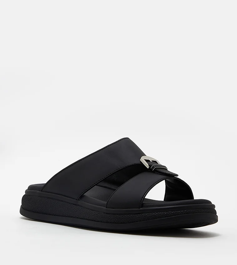 الدو Textured Open-Toe Arabic Sandals
