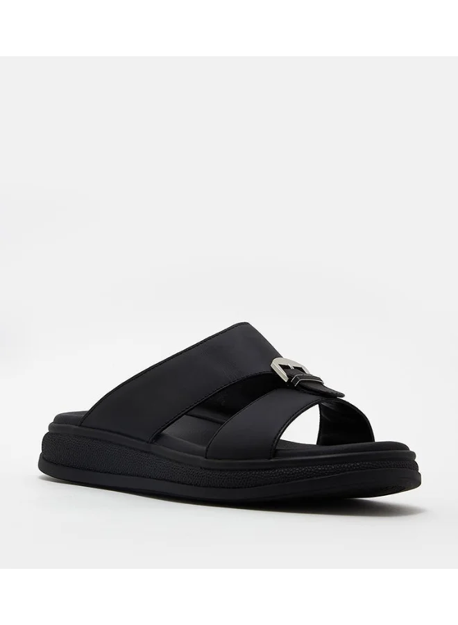 الدو Textured Open-Toe Arabic Sandals