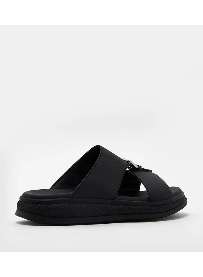 Aldo  Textured Open-Toe Arabic Sandals for Men | Best Price UAE