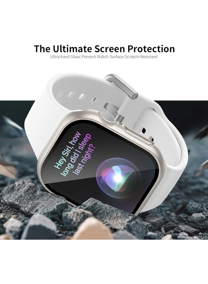 X-level 6 Pack For Apple Watch Series 11/10 46mm Case with Tempered Glass Screen Protector, Slim Guard Bumper Full Coverage Hard PC Protective Case HD Ultra-Thin Cover For iWatch 11/10 46mm Accessories - Image 3