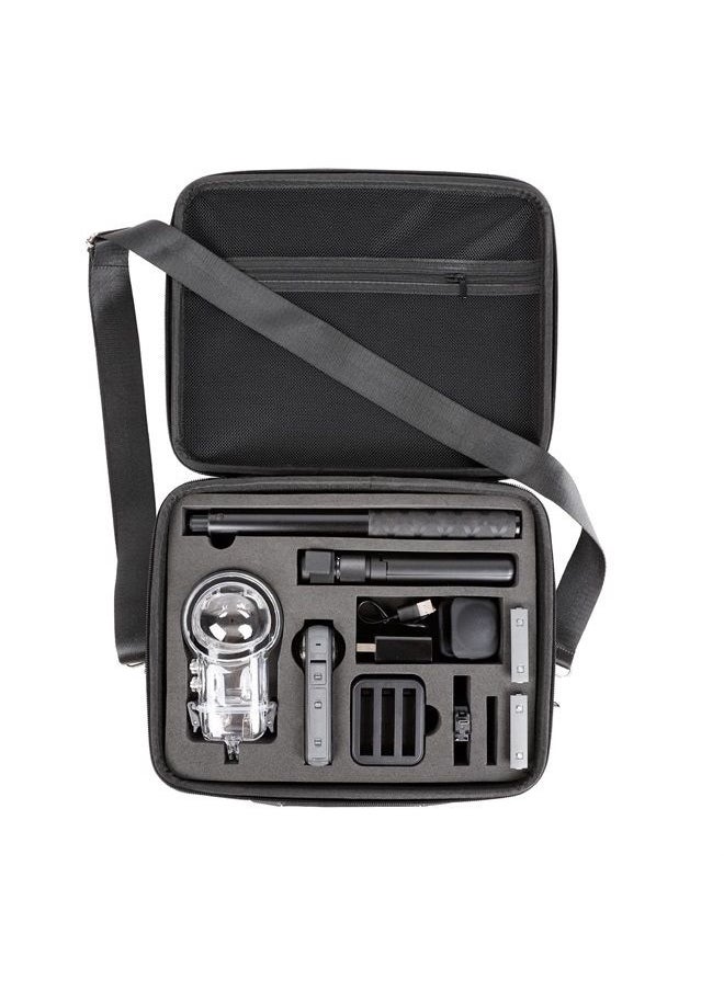 PELLKING - Carrying Case for Insta360 One X3 Camera,Large Hard Shell Bag with Shoulder Belt Compatible for Insta 360 Waterproof Housing Case/Bullet Time Handle/Selfie stick and other Accessories - Image 1