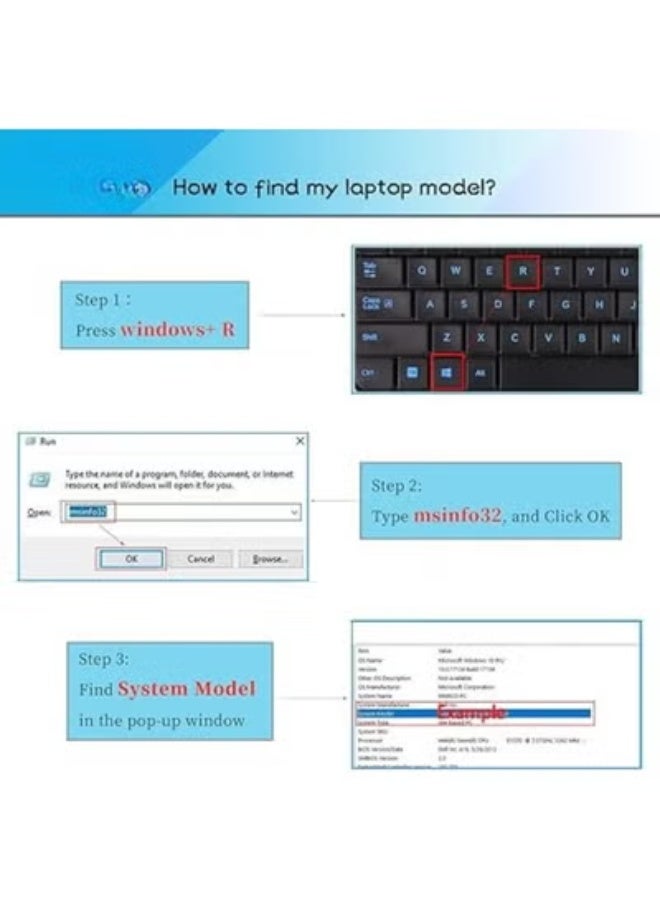 بطارية بديلة DGFTB BTY-M491 لابتوب 11.4 فولت 52.4 واط/ساعة متوافقة مع Modern 15 A10M وA11M وA5M وA11SB – أسود - Image 4