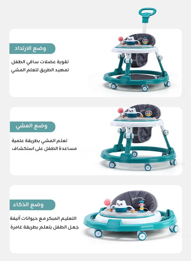 ريوليو مشاية أطفال قابلة للطي بارتفاع قابل للتعديل في 9 مستويات، مركز أنشطة ومشاية بعجلات للأولاد والبنات من عمر 7 إلى 18 شهرًا، محمولة وسهلة النقل          询问 ChatGPT - Image 2