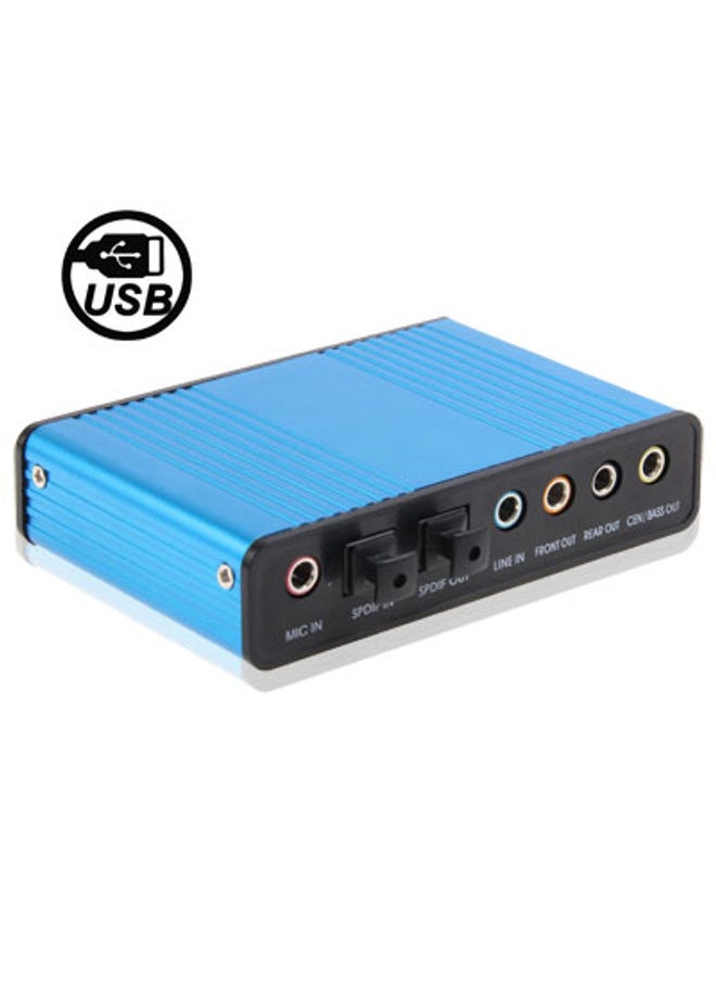 BURAQ 5.1 Channel Optical USB Sound audio controller  - Image 1