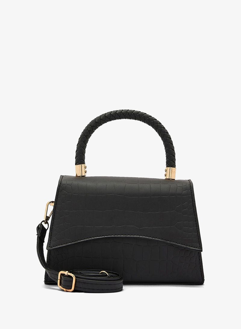 ELLA Weaved Handle Shoulder Bag - Image 1