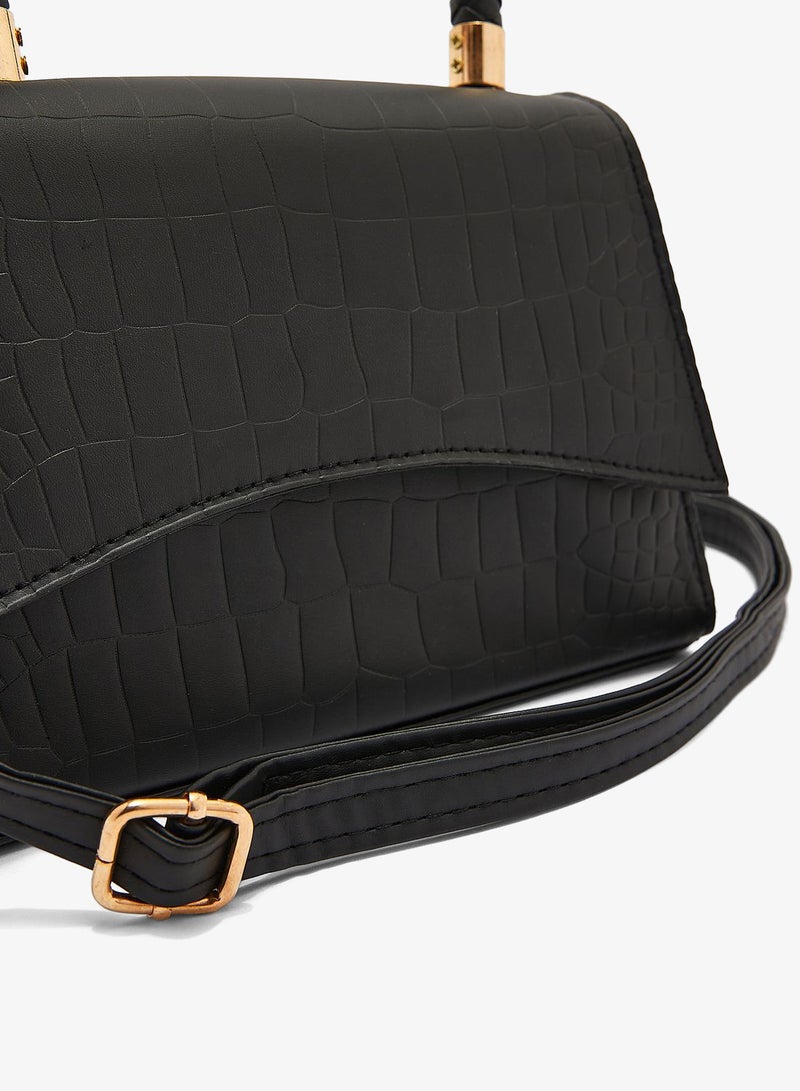 ELLA Weaved Handle Shoulder Bag - Image 4