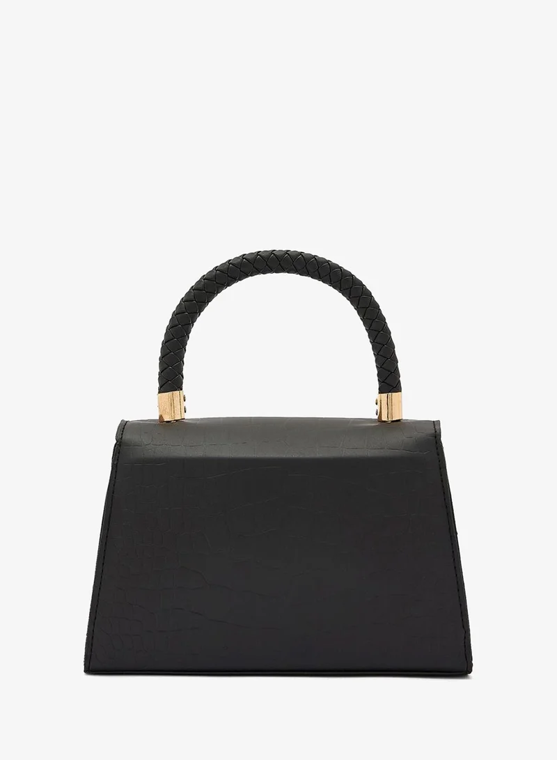 ELLA Weaved Handle Shoulder Bag