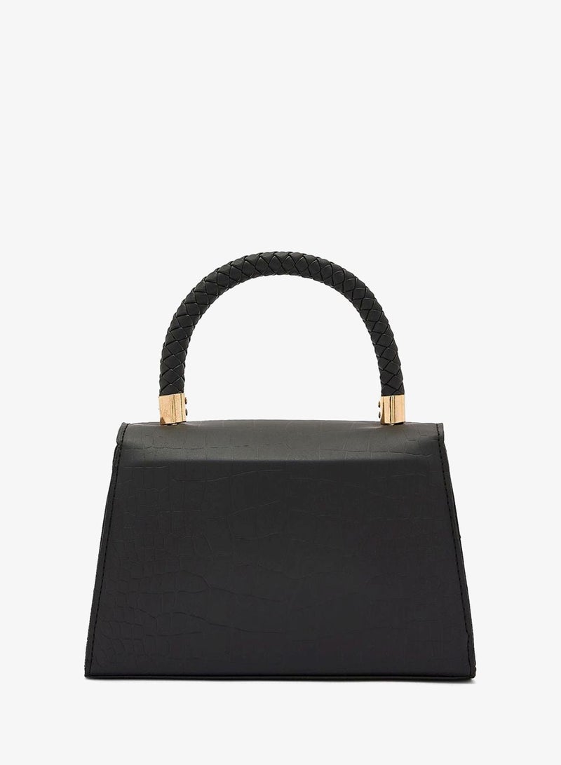 ELLA Weaved Handle Shoulder Bag - Image 2