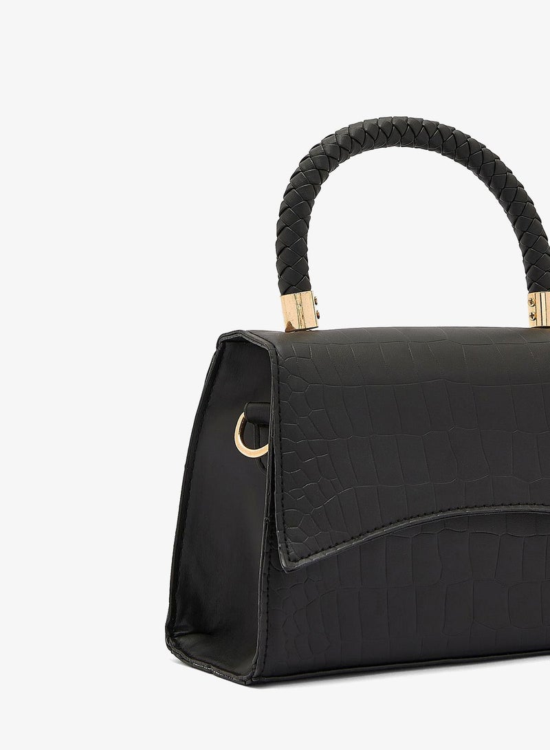 ELLA Weaved Handle Shoulder Bag - Image 3