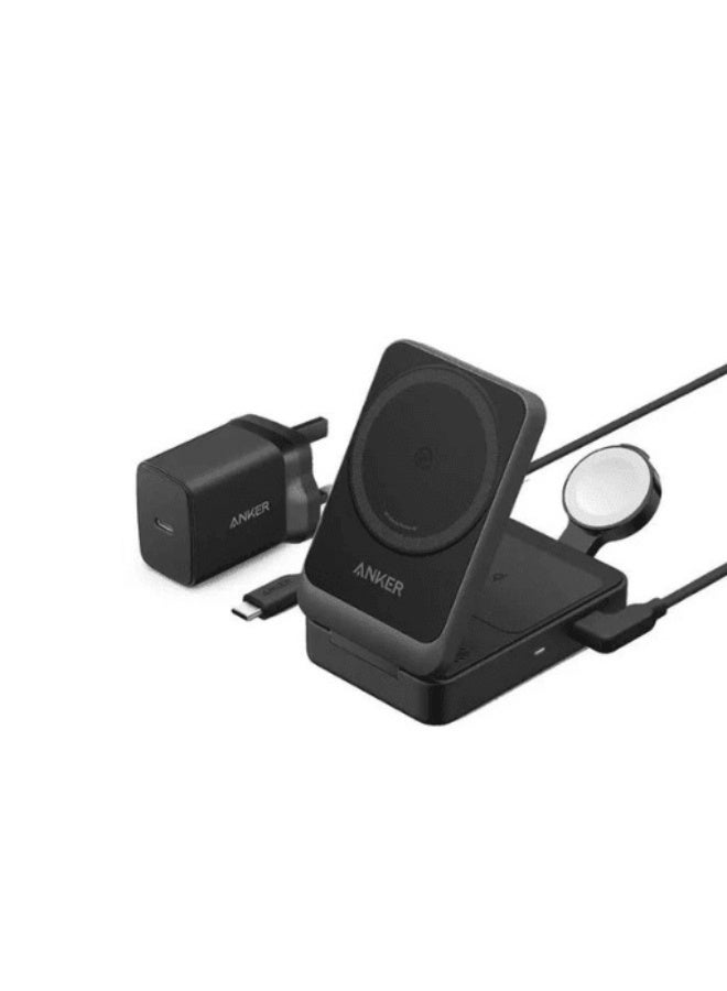 Anker B2557211 MagGo 15W 3-in-1 Charging Station Qi2 Certified Wireless Charger - Image 3